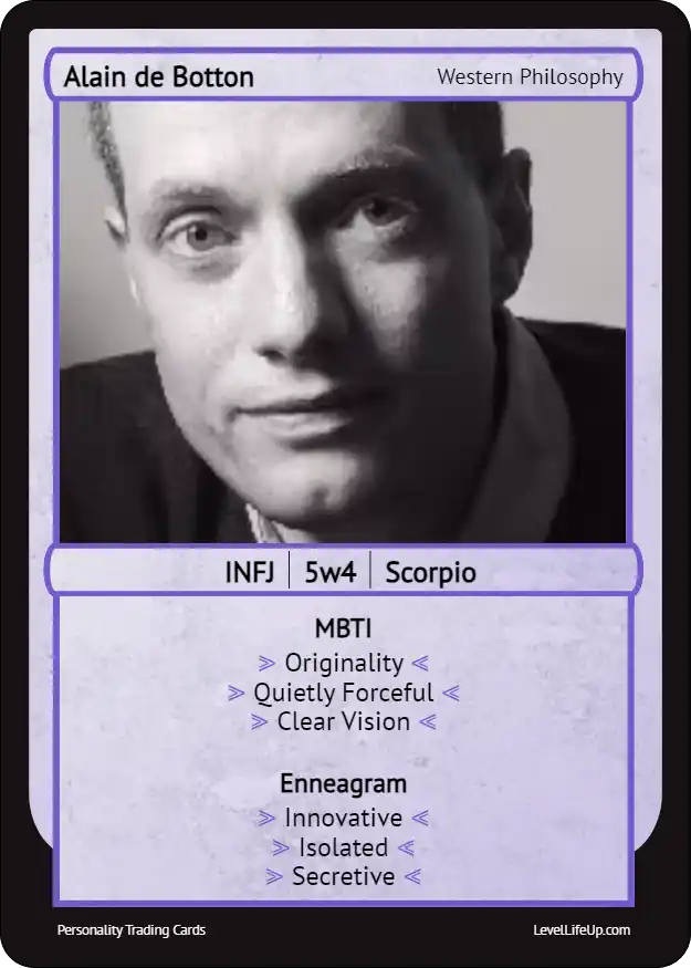 Alain de Botton Enneagram & MBTI Personality Type