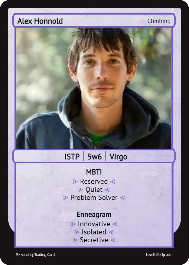 Alex Honnold enneagram card