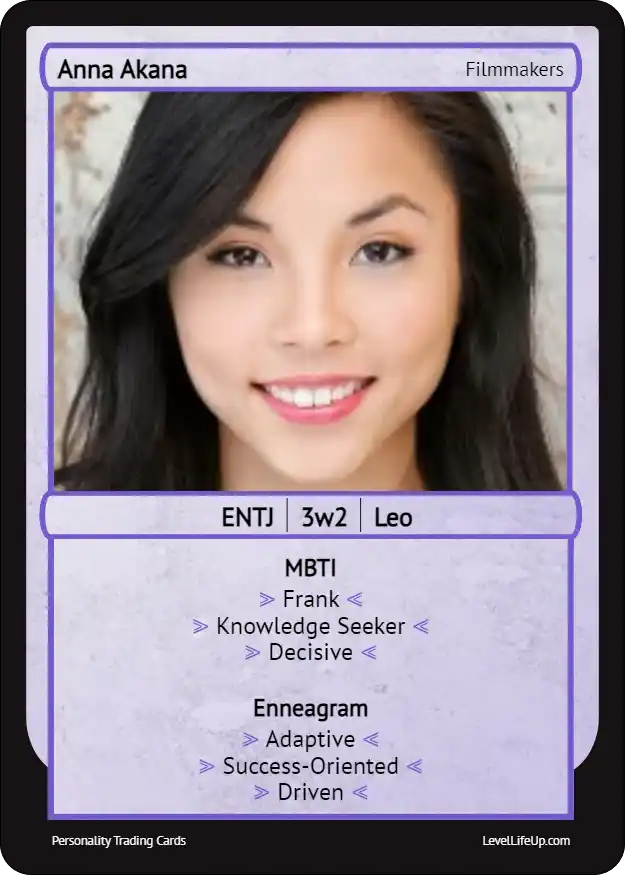 Anna Akana Enneagram & MBTI Personality Type