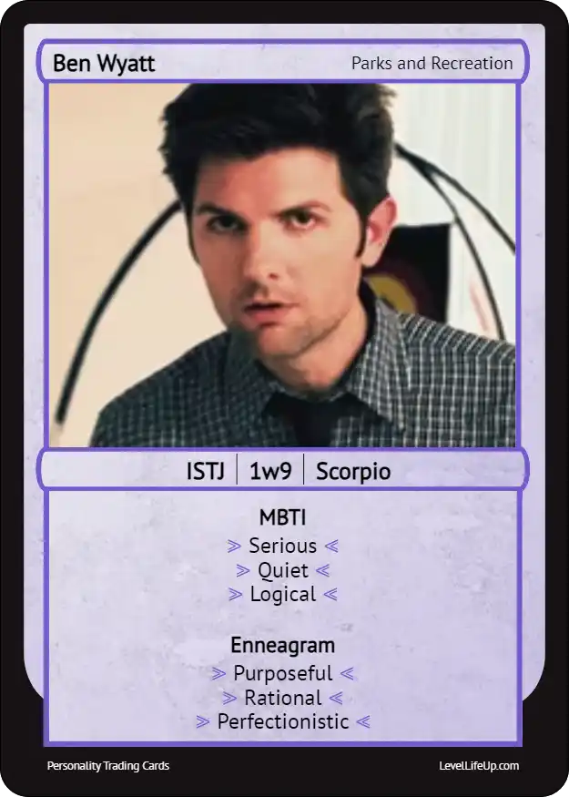 Ben Wyatt Enneagram & MBTI Personality Type