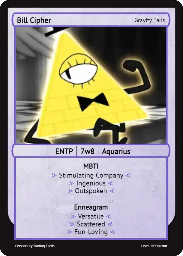 Bill Cipher Enneagram & MBTI Personality Type