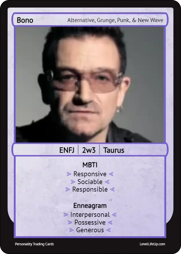 Bono MBTI card