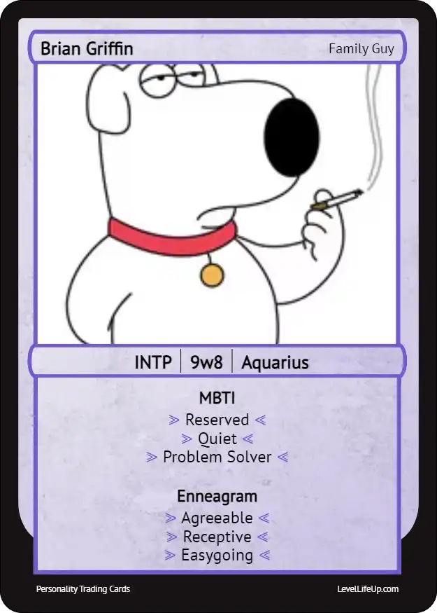 Brian Griffin Enneagram & MBTI Personality Type