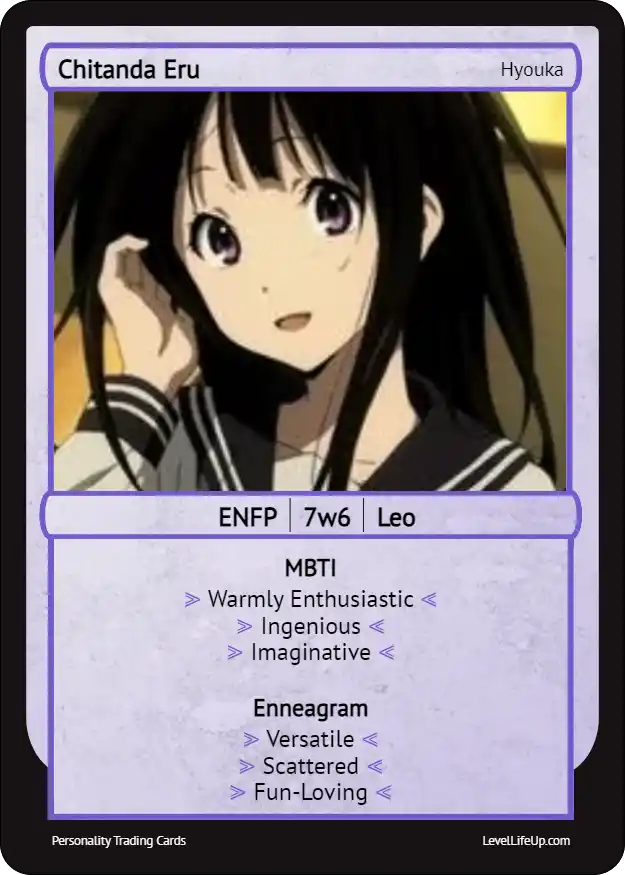 Chitanda Eru Enneagram & MBTI Personality Type