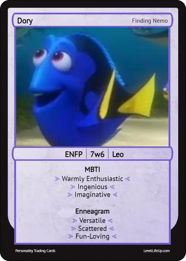 Dory Enneagram & MBTI Personality Type