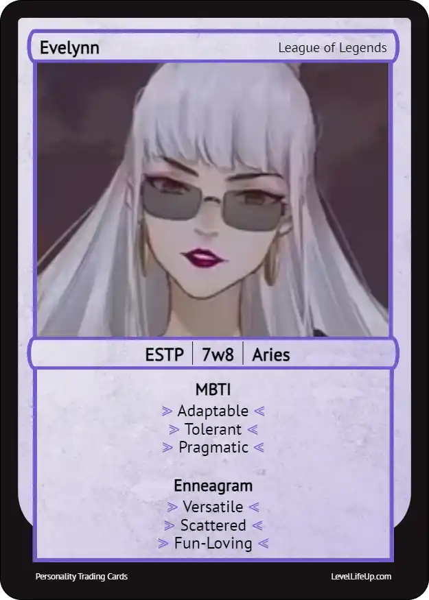 Evelynn Enneagram & MBTI Personality Type