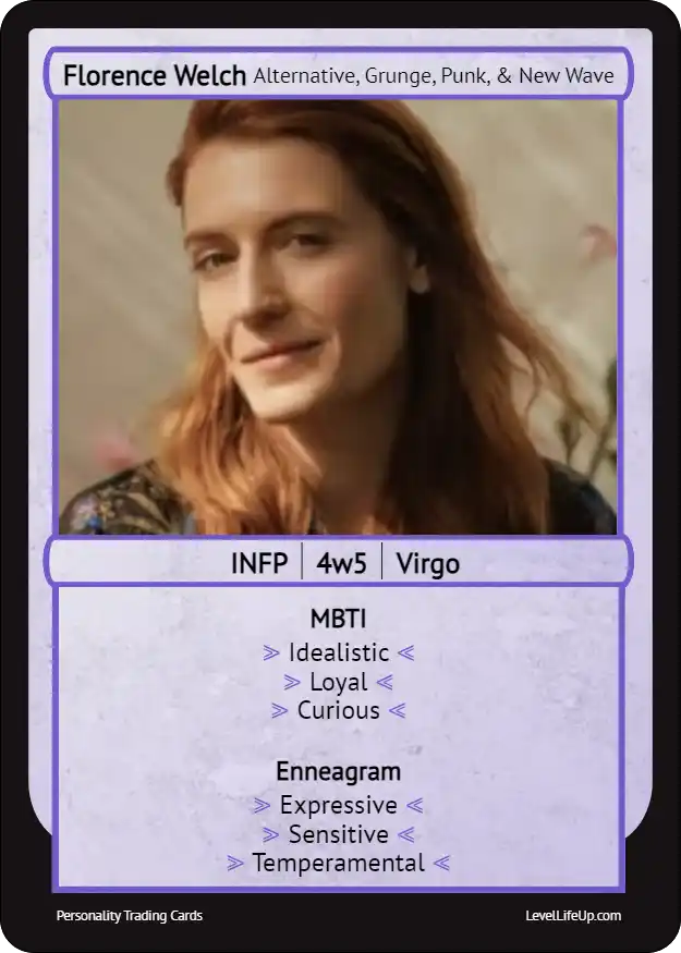 Florence Welch Enneagram & MBTI Personality Type