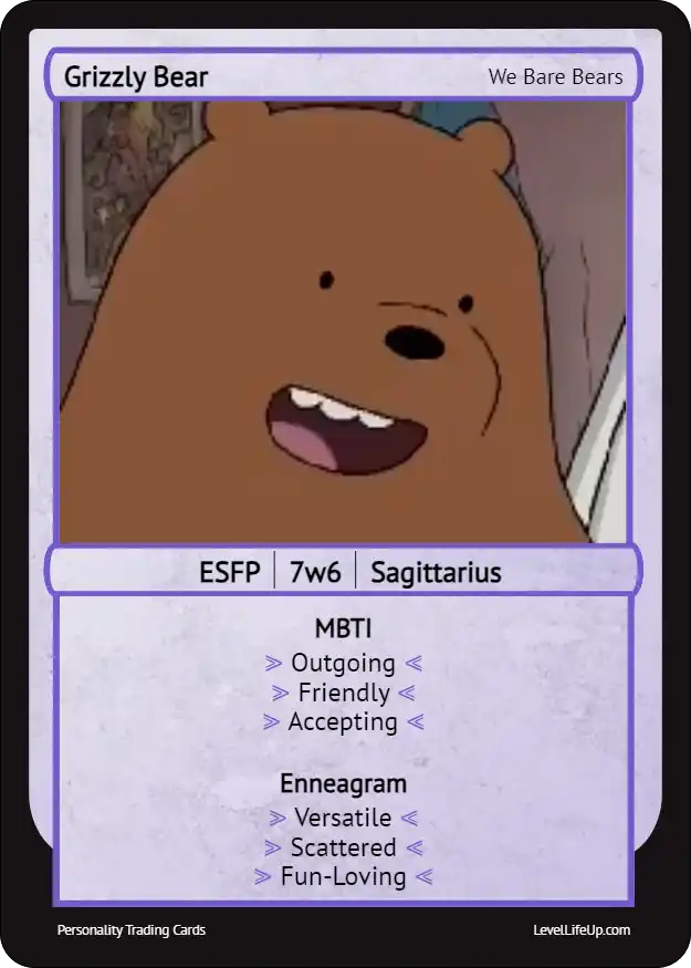Grizzly Bear Enneagram & MBTI Personality Type