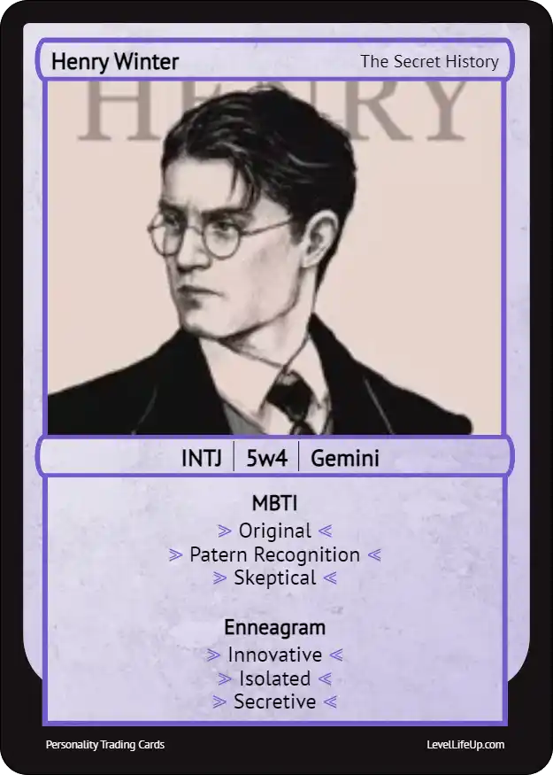 Henry Winter Enneagram & MBTI Personality Type