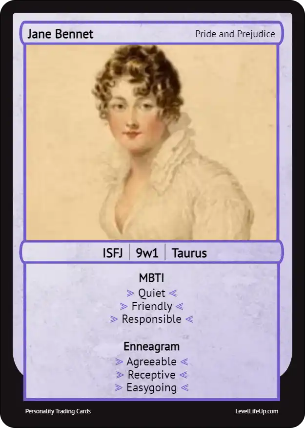 Jane Bennet enneagram card