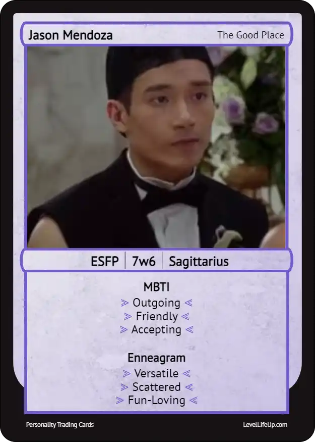 Jason Mendoza Enneagram & MBTI Personality Type