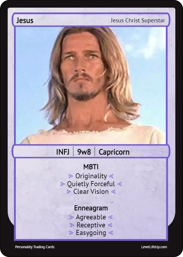 Jesus MBTI card