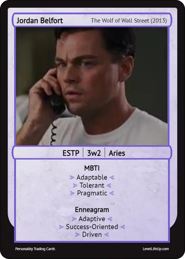 Jordan Belfort Enneagram & MBTI Personality Type