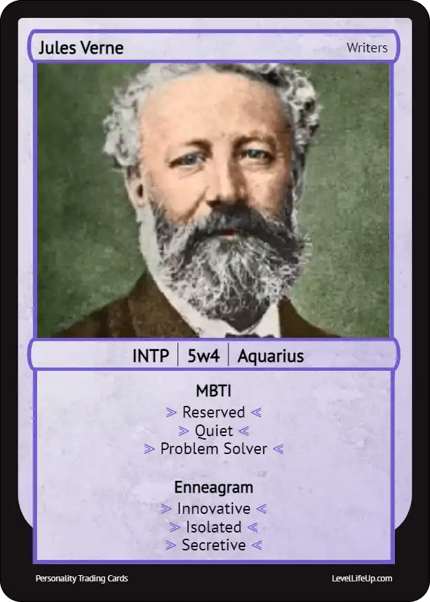 Jules Verne Enneagram & MBTI Personality Type