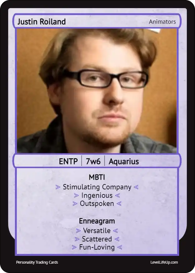 Justin Roiland Enneagram & MBTI Personality Type