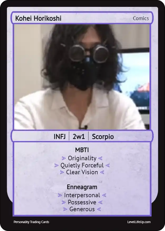 Kohei Horikoshi Enneagram & MBTI Personality Type