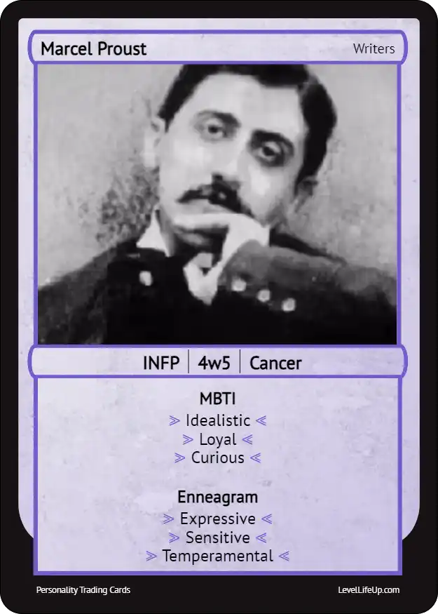 Marcel Proust Enneagram & MBTI Personality Type