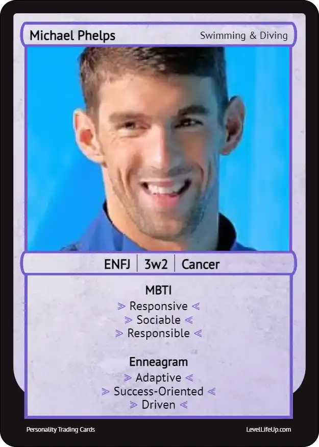 Michael Phelps Enneagram & MBTI Personality Type