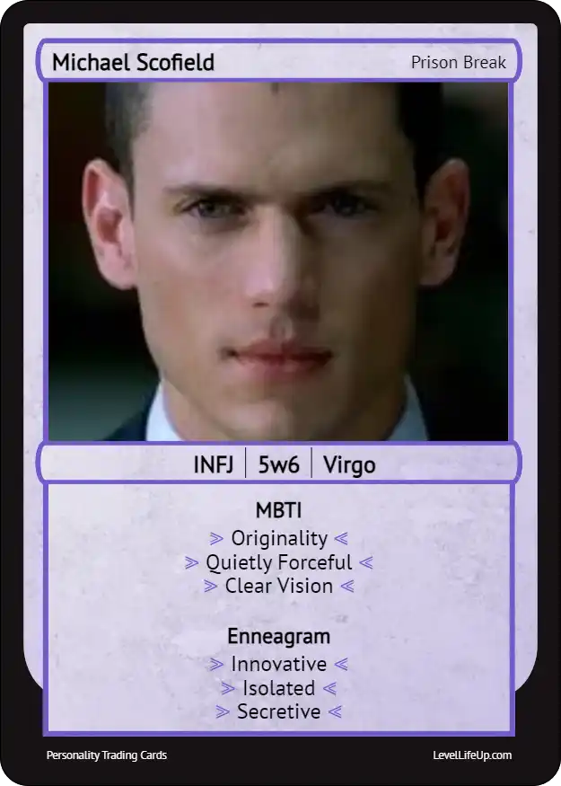 Michael Scofield Enneagram & MBTI Personality Type