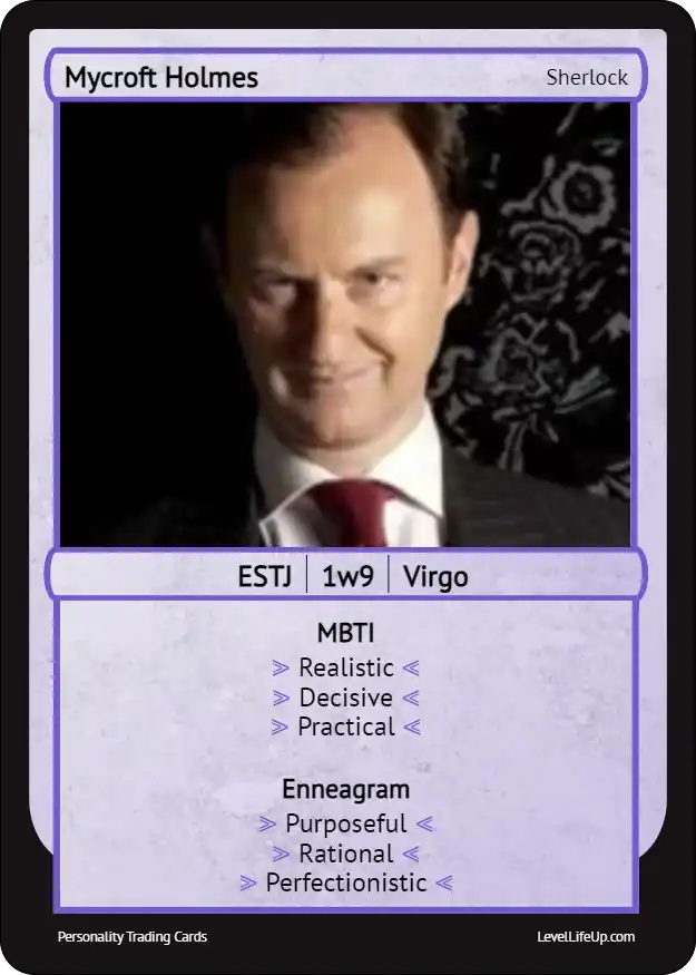 Mycroft Holmes Enneagram & MBTI Personality Type