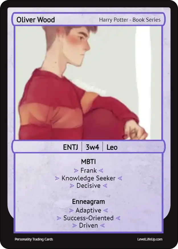 Oliver Wood MBTI card