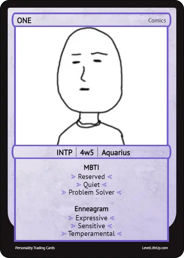 ONE MBTI card