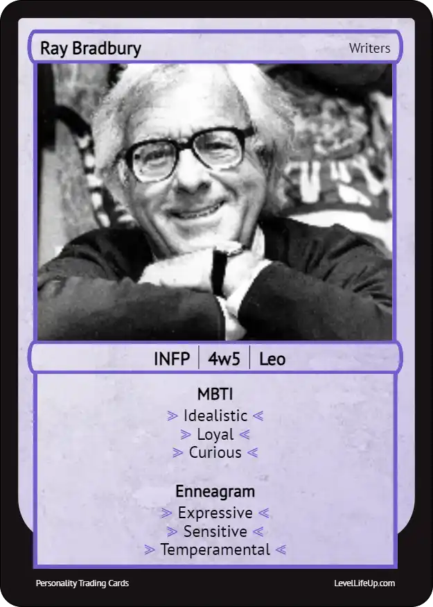 Ray Bradbury Enneagram & MBTI Personality Type