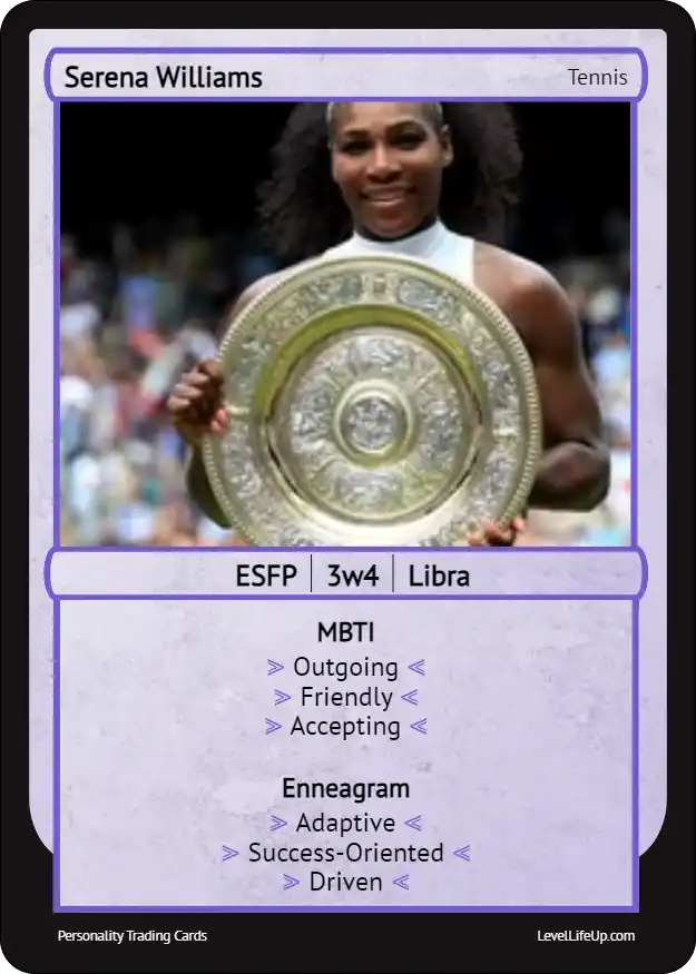 Serena Williams Enneagram & MBTI Personality Type