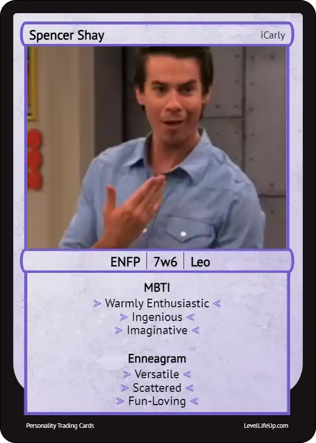 Spencer Shay Enneagram & MBTI Personality Type