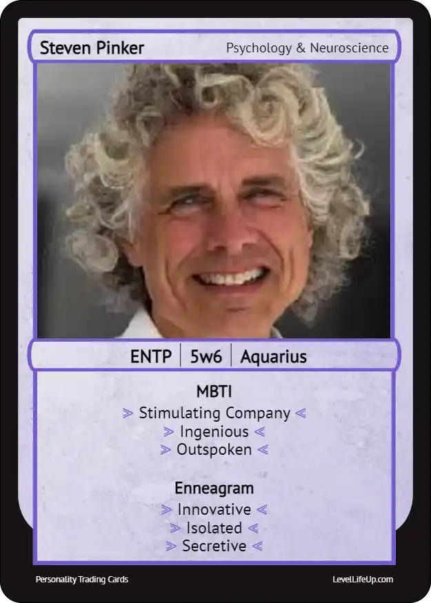 Steven Pinker Enneagram & MBTI Personality Type