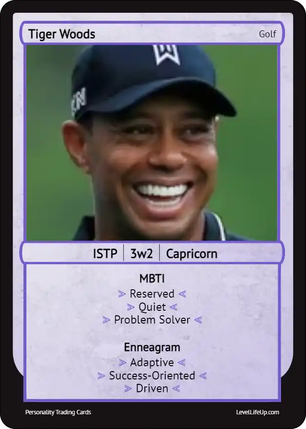 Tiger Woods Enneagram & MBTI Personality Type