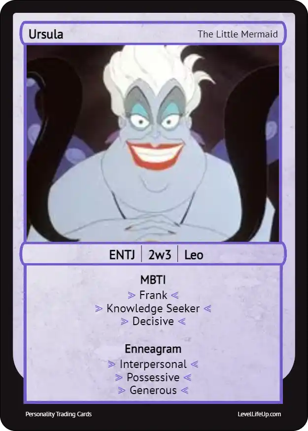 Ursula Enneagram & MBTI Personality Type