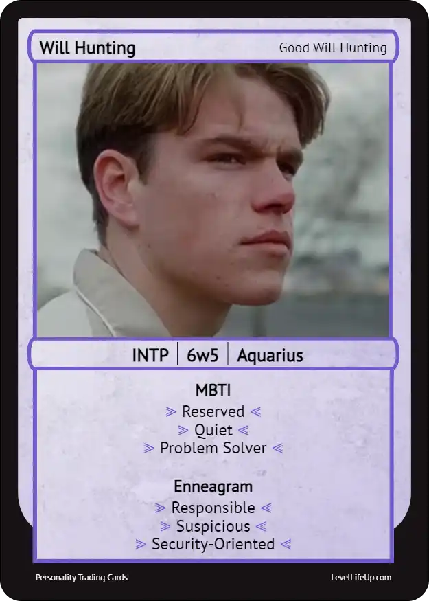 Will Hunting Enneagram & MBTI Personality Type